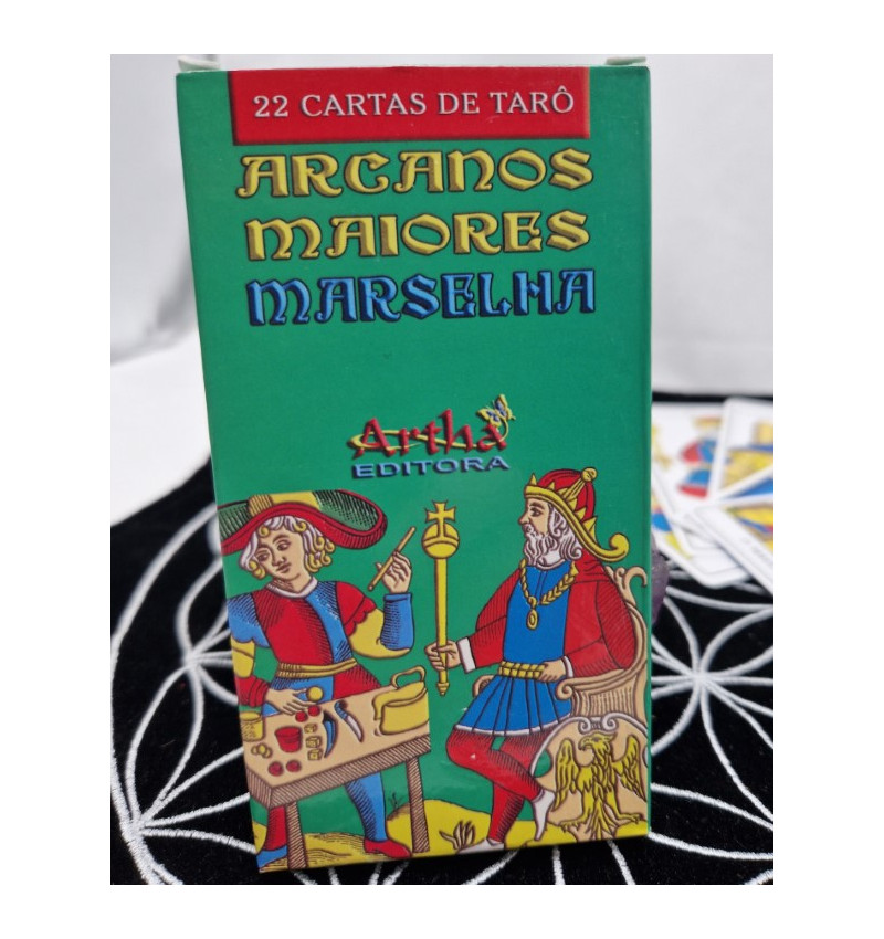 Baralho O Tarô De Marselha 22 Cartas Tarot Arcanos Maiores com