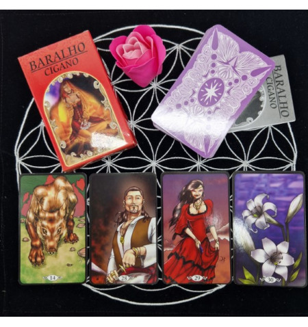 Tarot Cigano - Baralho Com 36 Cartas - Tenda Cigana