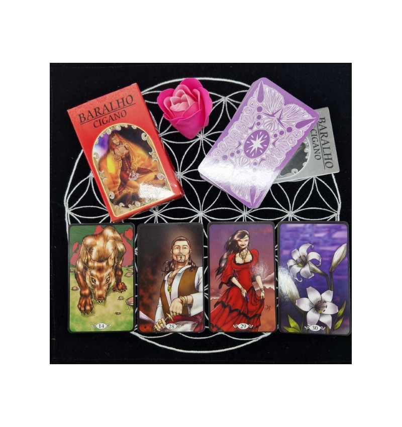 Jogo de Tarot Cigano Grátis  cartas ciganas - Tarot de Marselha