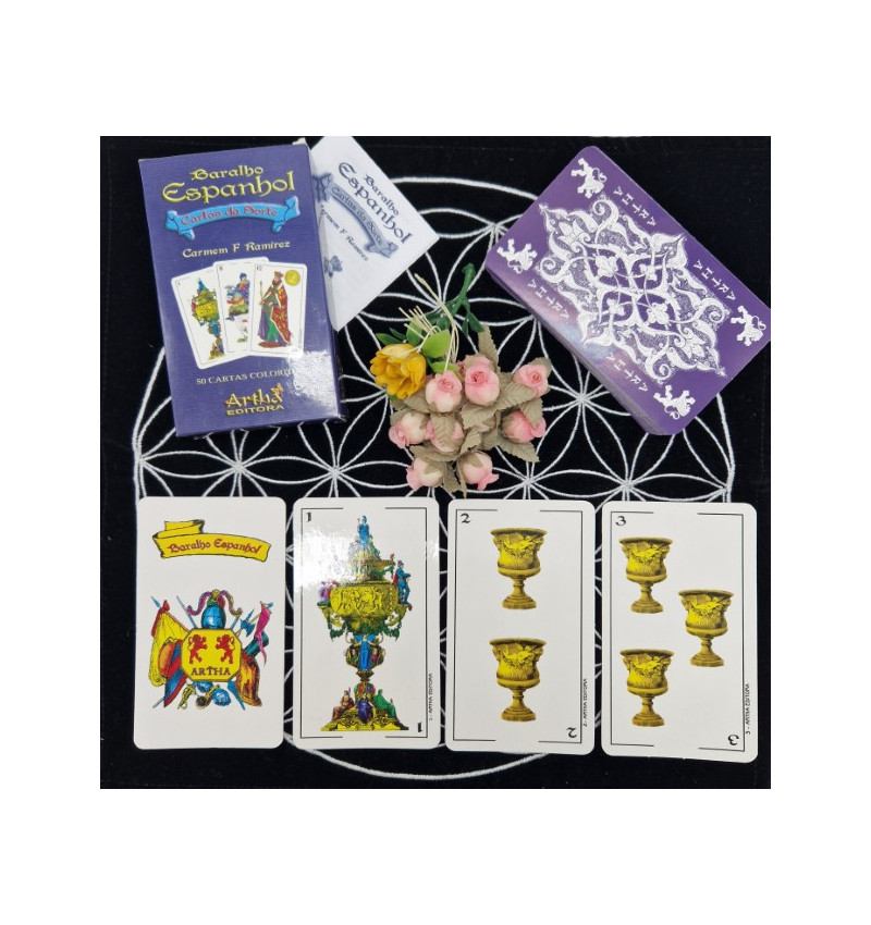 Baralho O Tarot Negro De Marselha Tarô 22 Cartas E Manual - Loja